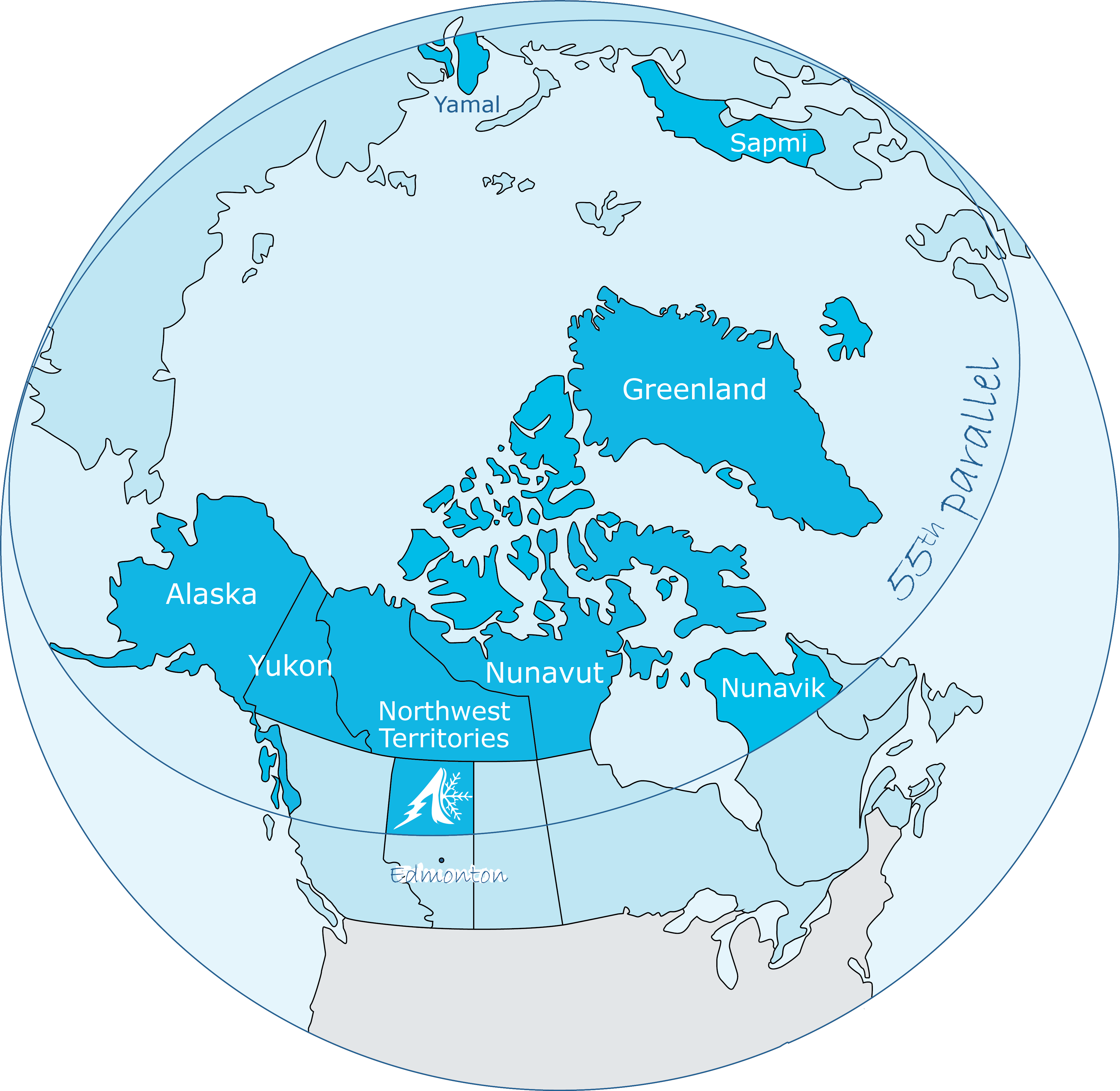 Participating regions of the Arctic Winter Games